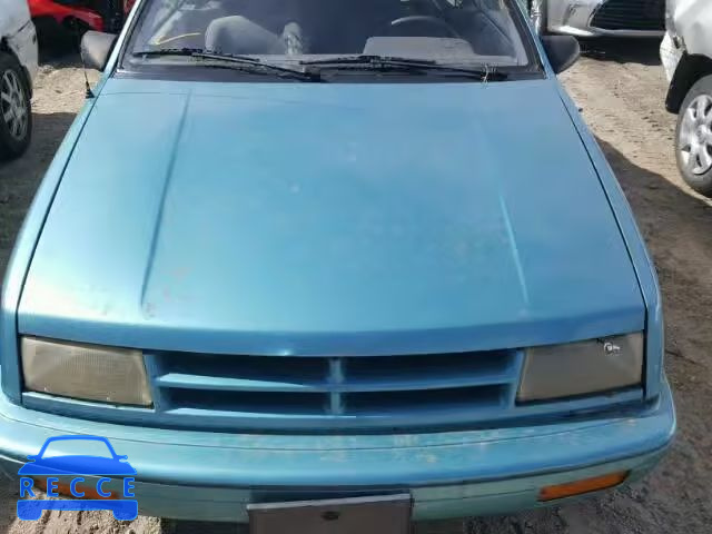 1993 DODGE SHADOW 3B3XP45K3PT606001 image 6