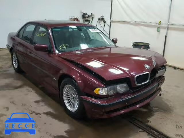 2001 BMW 740I AUTOMATIC WBAGG83451DN83132 image 0