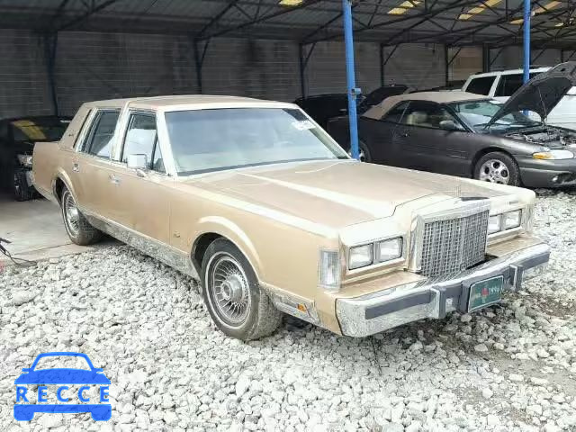 1986 LINCOLN TOWN CAR 1LNBP96F4GY705010 image 0