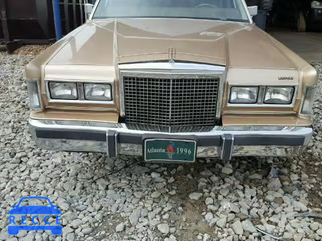1986 LINCOLN TOWN CAR 1LNBP96F4GY705010 image 8