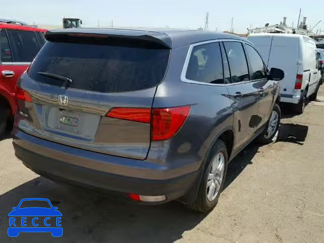 2016 HONDA PILOT LX 5FNYF5H19GB013627 image 3