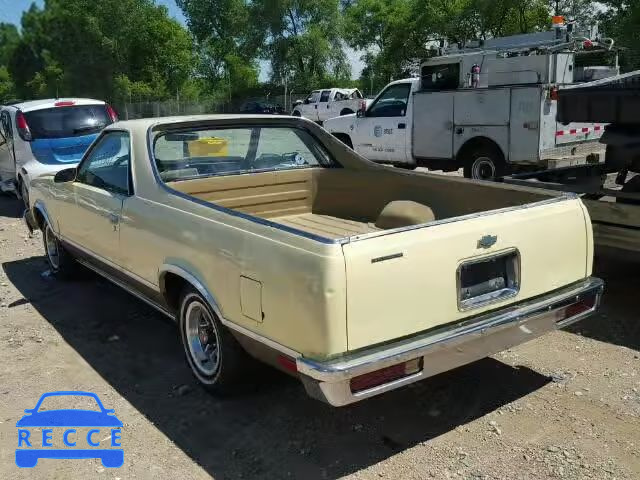 1986 CHEVROLET EL CAMINO 3GCCW80Z1GS905097 image 2