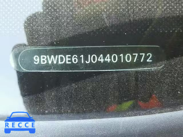 2004 VOLKSWAGEN GTI 9BWDE61J044010772 Bild 9