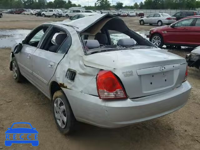 2004 HYUNDAI ELANTRA KMHDN46D64U756477 image 2