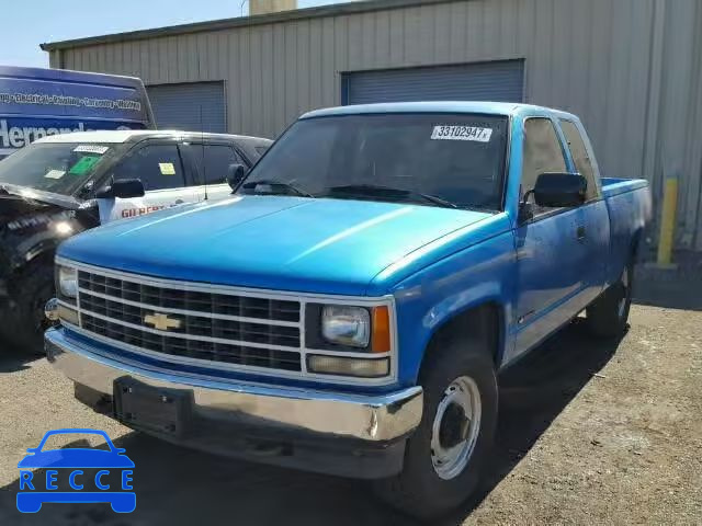 1992 CHEVROLET K1500 2GCEK19Z4N1122606 Bild 1