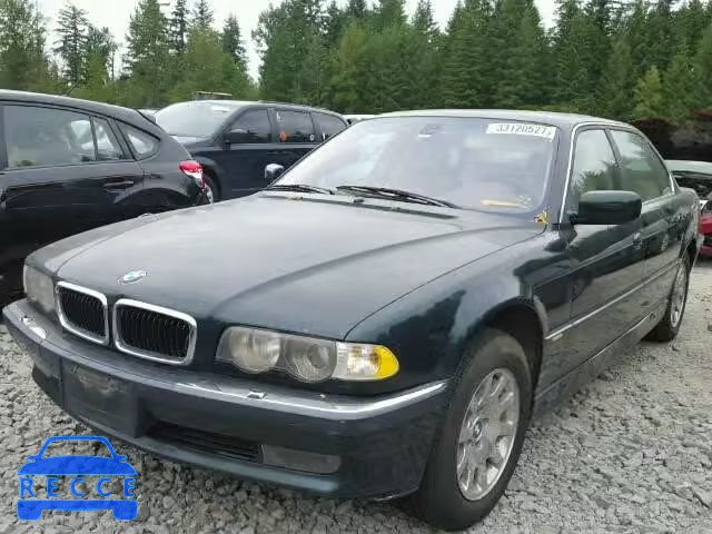 2001 BMW 740IL WBAGH83451DP21796 image 1