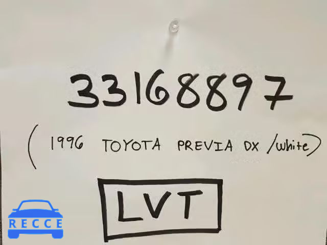 1996 TOYOTA PREVIA DX JT3GK12MXT1221039 зображення 6