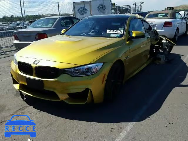2015 BMW M4 WBS3R9C54FK334617 image 1