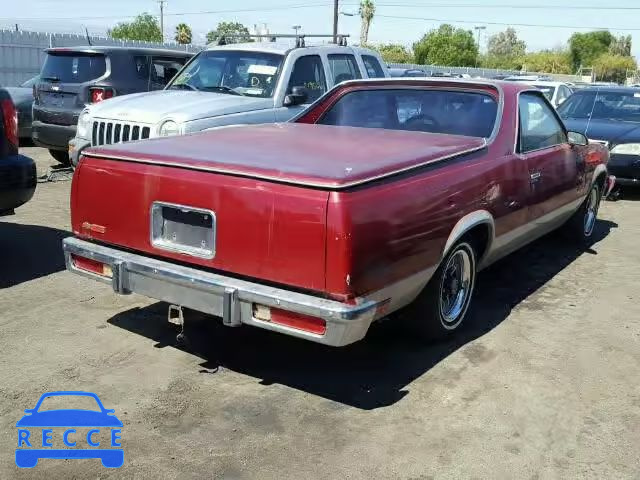 1987 CHEVROLET EL CAMINO 3GCCW80Z2HS912870 зображення 3