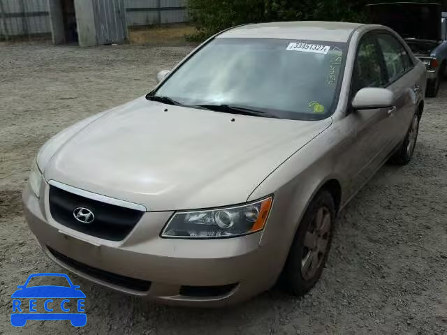 2008 HYUNDAI SONATA 5NPET46C68H301263 image 1