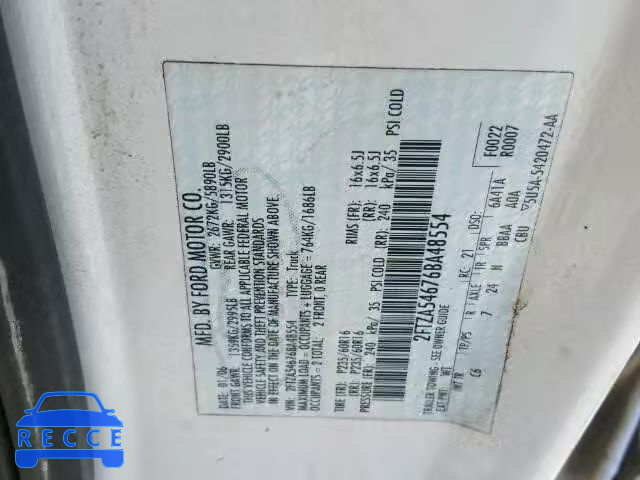 2006 FORD FREESTAR 2FTZA54676BA48554 image 9
