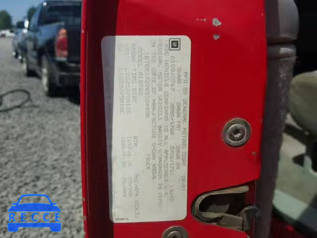 1992 GMC SIERRA K15 1GTEK14Z2NZ504308 image 9