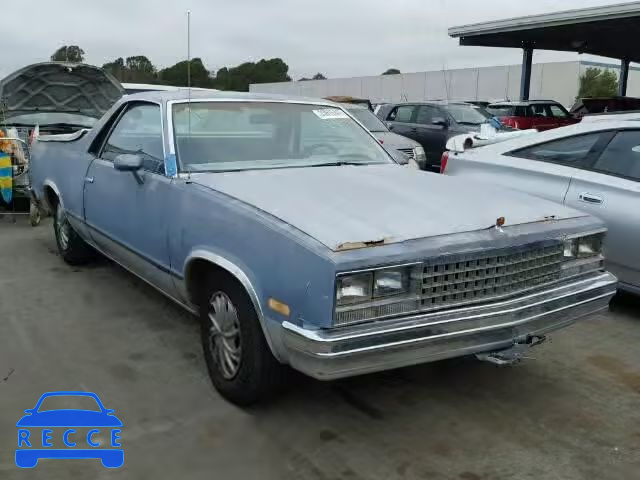 1984 CHEVROLET EL CAMINO 1GCCW80H2ER210697 image 0