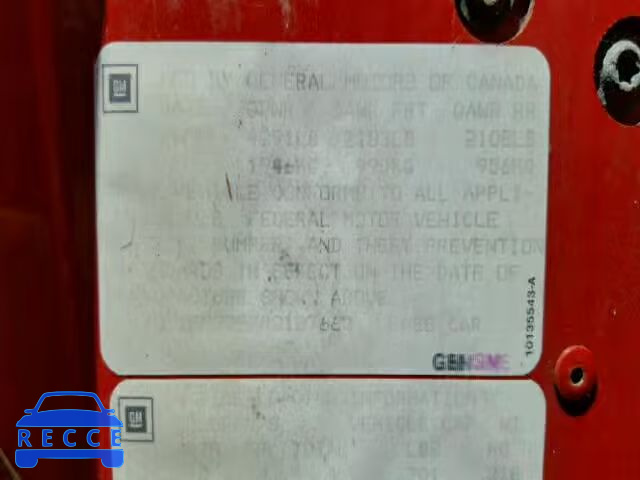 1994 CHEVROLET CAMARO Z28 2G1FP32P7R2187663 зображення 9