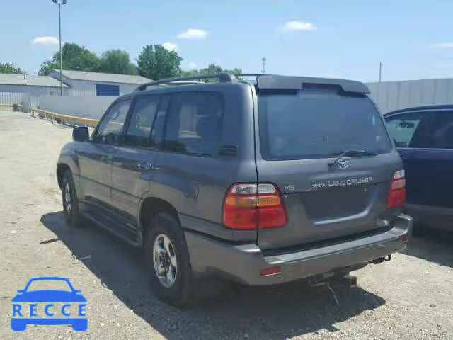 2001 TOYOTA LANDCRUISE JTEHT05JX12007292 image 2