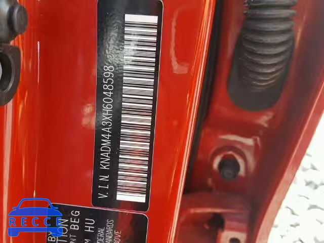 2017 KIA RIO LX KNADM4A3XH6048598 image 9