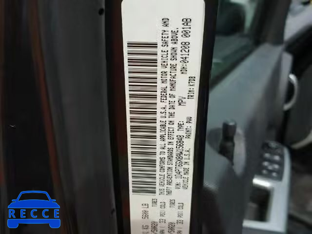 2010 DODGE NITRO DETO 1D4PT6GX8AW156848 Bild 9