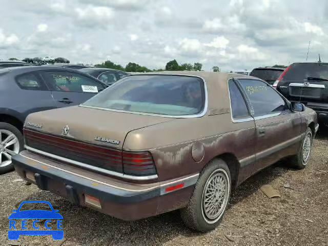 1987 CHRYSLER LEBARON 3C3CJ41K7HT732775 image 3