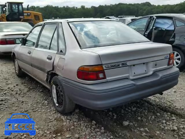 1992 FORD ESCORT LX 1FAPP14JXNW106291 image 2