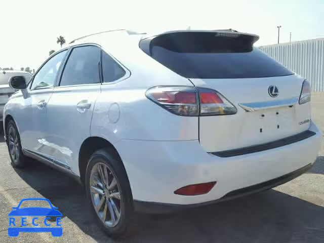 2013 LEXUS RX 450H JTJBC1BAXD2063075 image 2