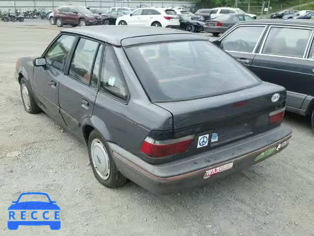 1990 FORD ESCORT LX 1FAPP9592LW161415 image 2