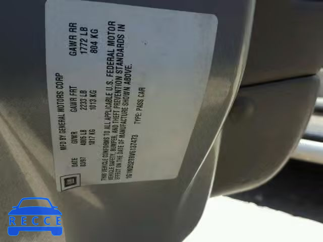 1997 CHEVROLET MALIBU 1G1ND52T8V6137473 image 9