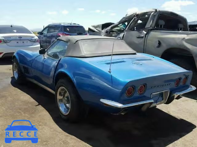 1968 CHEVROLET CORVETTE 194678S423855 Bild 2