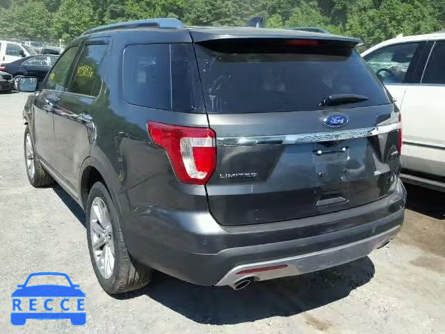 2017 FORD EXPLORER L 1FM5K8F86HGA18271 зображення 2