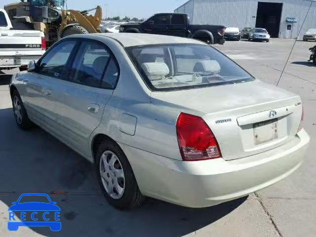 2004 HYUNDAI ELANTRA KMHDN46D64U715850 image 2