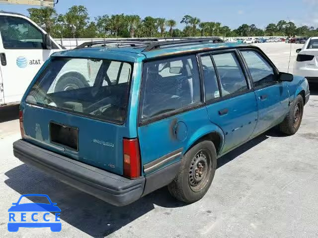 1992 CHEVROLET CAVALIER V 1G1JC8445N7108323 image 3