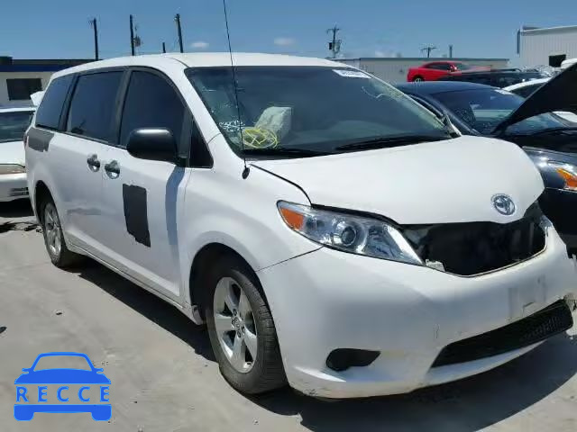 2014 TOYOTA SIENNA 5TDZK3DC5ES501722 image 0