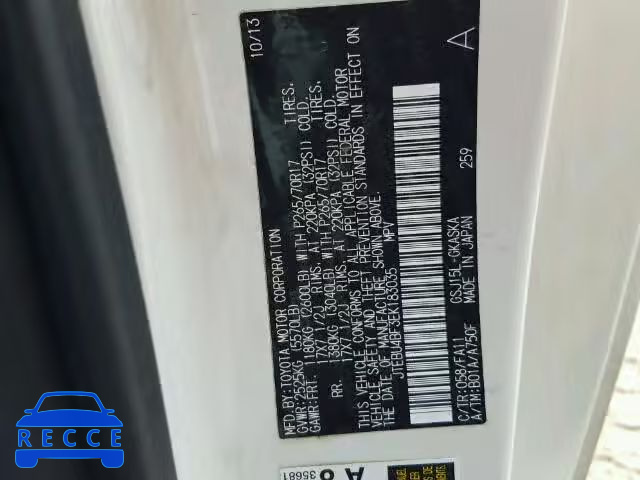 2014 TOYOTA FJ CRUISER JTEBU4BF3EK183035 зображення 9