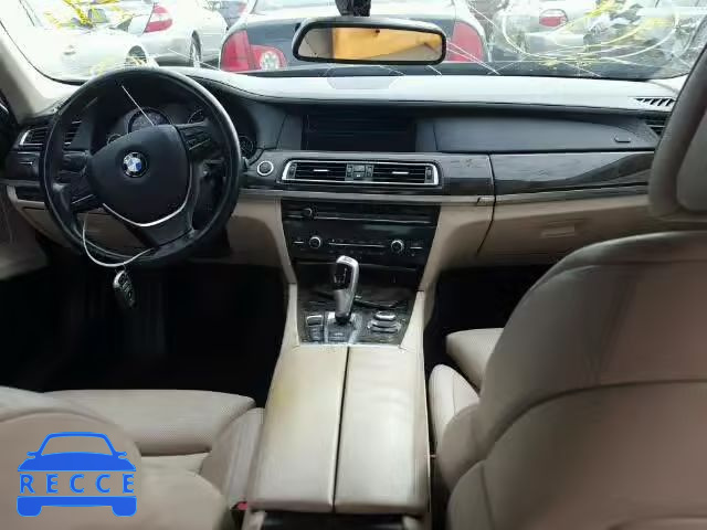 2012 BMW 750I WBAKC6C54CC396900 зображення 8