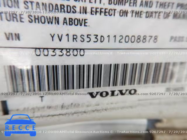 2001 VOLVO S60 T5 YV1RS53D112008878 зображення 11