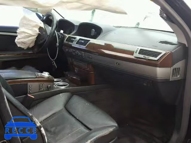 2005 BMW 745 I WBAGL635X5DP76553 image 4