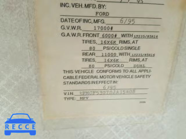 1996 FORD F530F SUPE 3FMCF53G7SJA15408 image 9