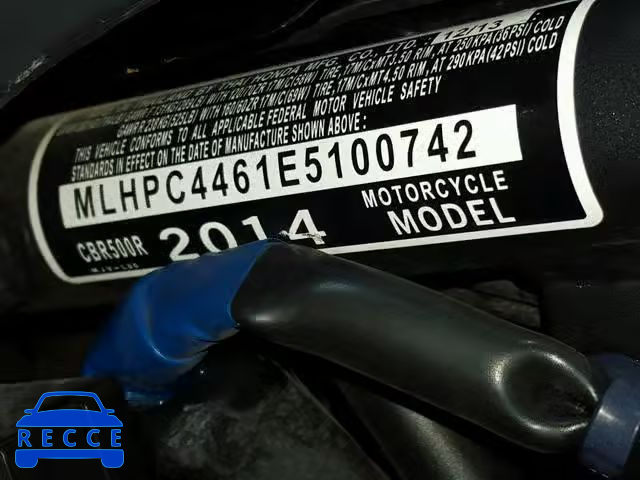 2014 HONDA CBR500 R MLHPC4461E5100742 image 18