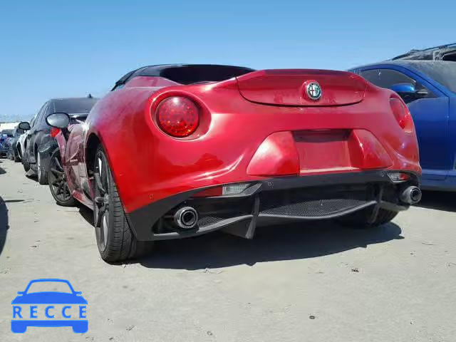 2015 ALFA ROMEO 4C SPIDER ZARBAAB41FM150363 зображення 2