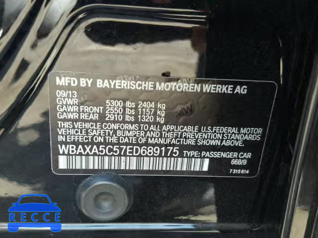 2014 BMW 535 D WBAXA5C57ED689175 Bild 9