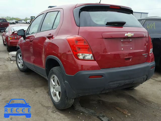 2015 CHEVROLET TRAX 1LS KL7CJPSB5FB102230 зображення 2