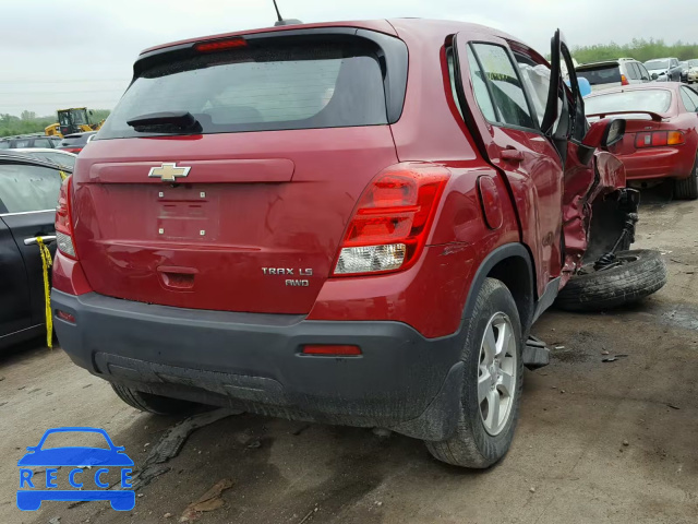 2015 CHEVROLET TRAX 1LS KL7CJPSB5FB102230 зображення 3