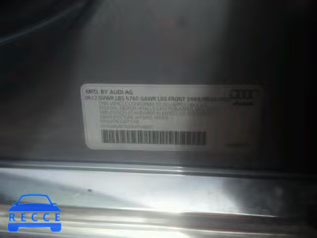 2013 AUDI A8 QUATTRO WAUAGAFD0DN004880 Bild 9