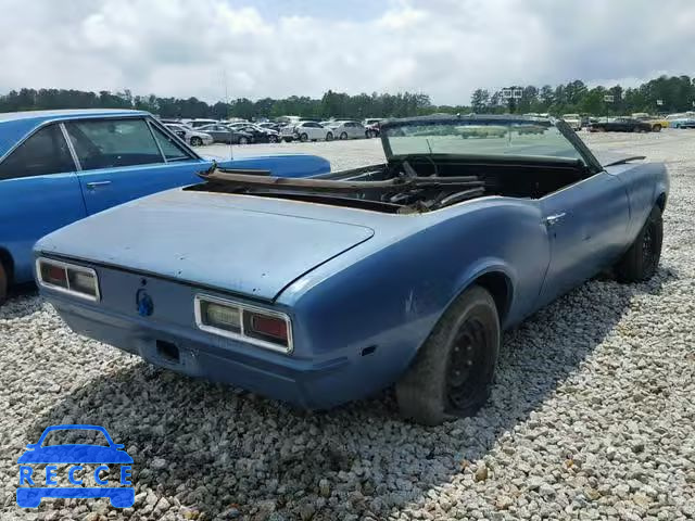 1968 CHEVROLET CAMARO CNV 6812467N0P163612 image 3