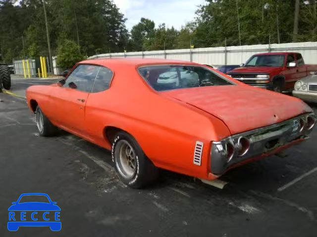 1970 CHEVROLET CHEVELL 136370A127415 image 2