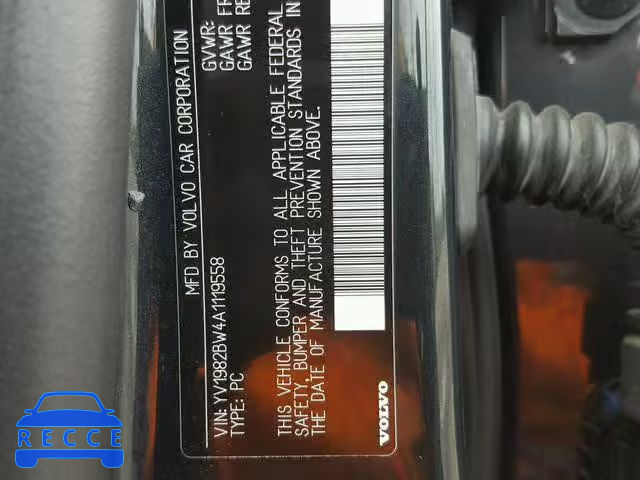 2010 VOLVO V70 3.2 YV1982BW4A1119558 image 9