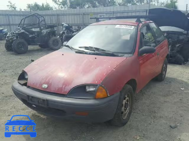 1997 GEO METRO 2C1MR2261V6724067 Bild 1