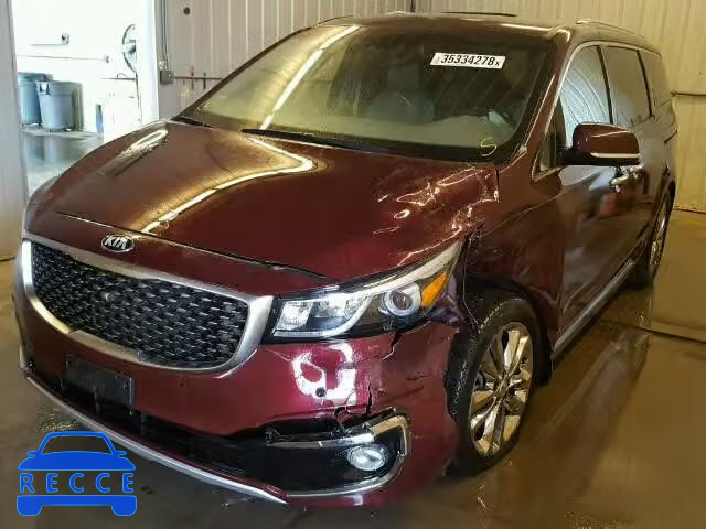 2016 KIA SEDONA SXL KNDME5C16G6183383 зображення 1