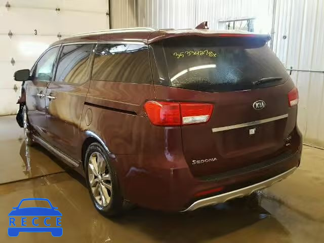 2016 KIA SEDONA SXL KNDME5C16G6183383 зображення 2