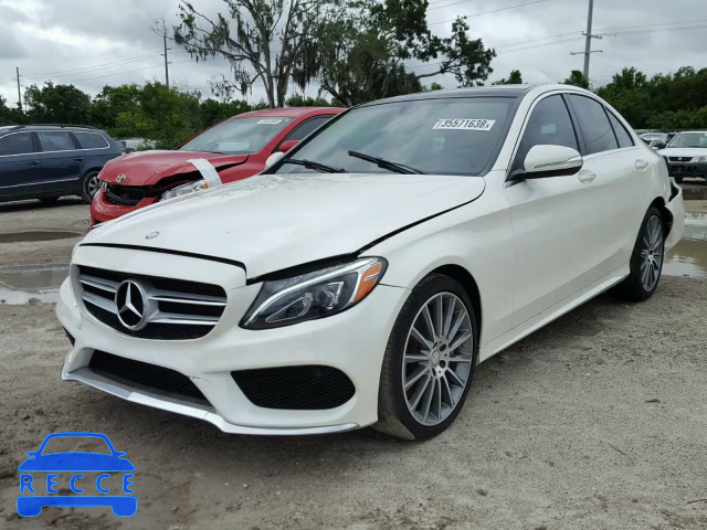 2015 MERCEDES-BENZ C 400 4MAT 55SWF6GB4FU034602 image 1