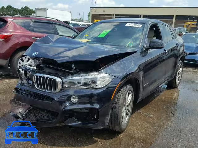 2017 BMW X6 XDRIVE5 5UXKU6C37H0W38696 зображення 1